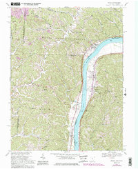 Download a high-resolution, GPS-compatible USGS topo map for Athalia, OH (1985 edition)