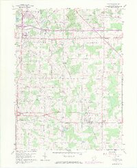 1960 Map of Atwater, 1971 Print