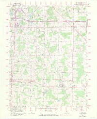 1960 Map of Atwater, 1971 Print