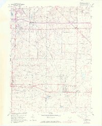 1960 Map of Atwater, 1971 Print