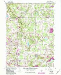 Download a high-resolution, GPS-compatible USGS topo map for Aurora, OH (1984 edition)