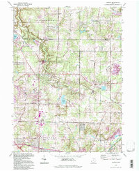 Download a high-resolution, GPS-compatible USGS topo map for Aurora, OH (1997 edition)