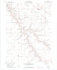 1960 Map of Ayersville, 1974 Print