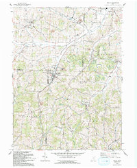 Download a high-resolution, GPS-compatible USGS topo map for Baltic, OH (1993 edition)