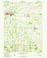 1961 Map of Thurston, OH, 1962 Print