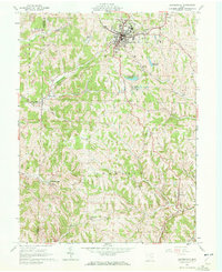 Download a high-resolution, GPS-compatible USGS topo map for Barnesville, OH (1972 edition)