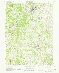 Download a high-resolution, GPS-compatible USGS topo map for Barnesville, OH (1976 edition)