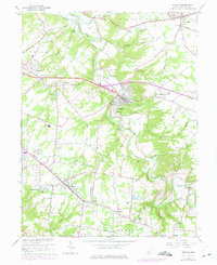 preview thumbnail of historical topo map of Batavia, OH in 1965