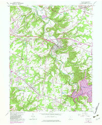 1965 Map of Amelia, OH, 1983 Print