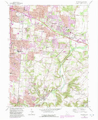 Download a high-resolution, GPS-compatible USGS topo map for Bellbrook, OH (1988 edition)