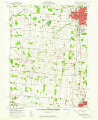 Download a high-resolution, GPS-compatible USGS topo map for Bellefontaine, OH (1962 edition)