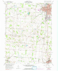 Download a high-resolution, GPS-compatible USGS topo map for Bellefontaine, OH (1992 edition)