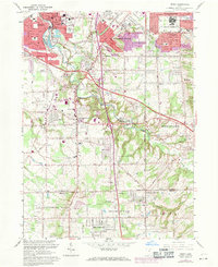 Download a high-resolution, GPS-compatible USGS topo map for Berea, OH (1971 edition)