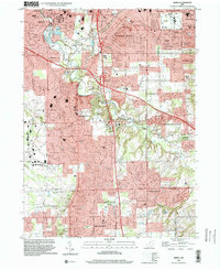 Download a high-resolution, GPS-compatible USGS topo map for Berea, OH (2000 edition)