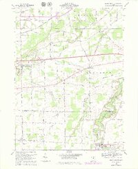1969 Map of Berlin Heights, 1979 Print