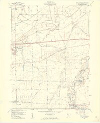 1959 Map of Berlin Heights, 1960 Print
