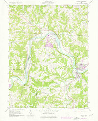 Download a high-resolution, GPS-compatible USGS topo map for Beverly, OH (1976 edition)