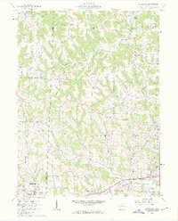 1962 Map of Bloomfield, 1963 Print