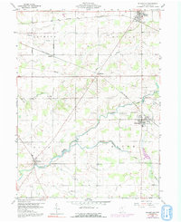 Download a high-resolution, GPS-compatible USGS topo map for Bloomville, OH (1992 edition)