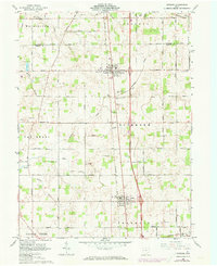 Download a high-resolution, GPS-compatible USGS topo map for Botkins, OH (1973 edition)