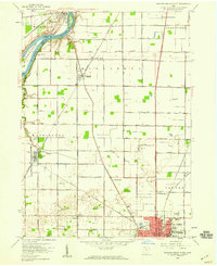 Download a high-resolution, GPS-compatible USGS topo map for Bowling Green North, OH (1960 edition)