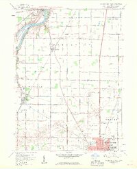 1958 Map of Bowling Green North, 1960 Print