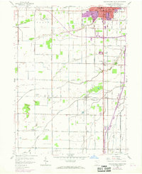 Download a high-resolution, GPS-compatible USGS topo map for Bowling Green South, OH (1968 edition)