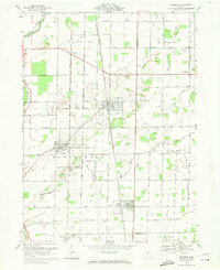 Download a high-resolution, GPS-compatible USGS topo map for Bradner, OH (1971 edition)