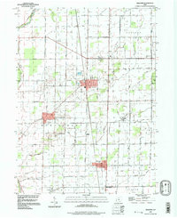 Download a high-resolution, GPS-compatible USGS topo map for Bradner, OH (1998 edition)