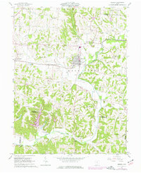 Download a high-resolution, GPS-compatible USGS topo map for Bremen, OH (1977 edition)