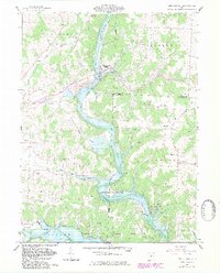1961 Map of Brinkhaven, 1983 Print