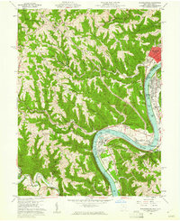 Download a high-resolution, GPS-compatible USGS topo map for Businessburg, OH (1961 edition)