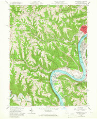 Download a high-resolution, GPS-compatible USGS topo map for Businessburg, OH (1966 edition)