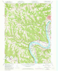Download a high-resolution, GPS-compatible USGS topo map for Businessburg, OH (1973 edition)