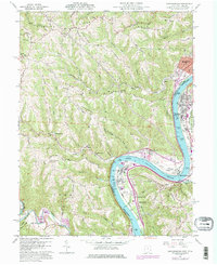 Download a high-resolution, GPS-compatible USGS topo map for Businessburg, OH (1977 edition)