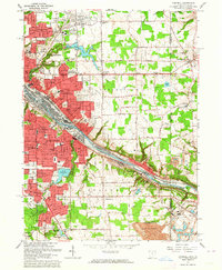 1963 Map of Campbell, 1964 Print