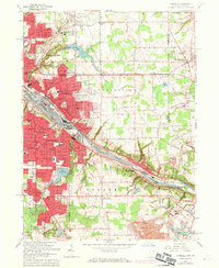 Download a high-resolution, GPS-compatible USGS topo map for Campbell, OH (1971 edition)