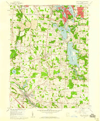 1958 Map of Canal Fulton, 1959 Print