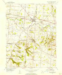 1955 Map of Canal Winchester, 1956 Print