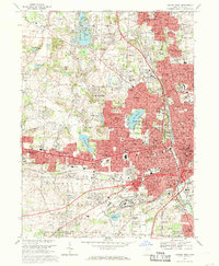 Download a high-resolution, GPS-compatible USGS topo map for Canton%20West, OH (1969 edition)