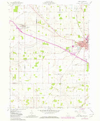 Download a high-resolution, GPS-compatible USGS topo map for Carey, OH (1980 edition)