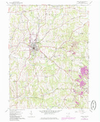 preview thumbnail of historical topo map of Carrollton, OH in 1959