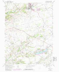 Download a high-resolution, GPS-compatible USGS topo map for Cedarville, OH (1988 edition)