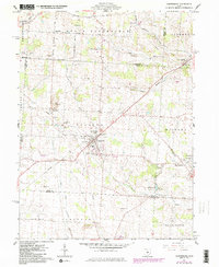 Download a high-resolution, GPS-compatible USGS topo map for Centerburg, OH (1984 edition)