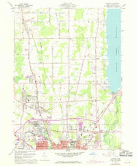 preview thumbnail of historical topo map of Trumbull County, OH in 1960