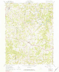 preview thumbnail of historical topo map of Chesterhill, OH in 1961