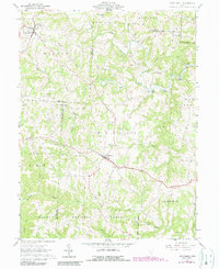 preview thumbnail of historical topo map of Chesterhill, OH in 1961