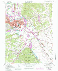 1961 Map of Chillicothe, OH, 1985 Print