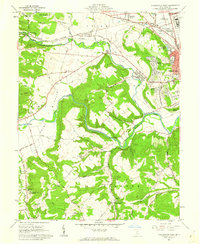 Download a high-resolution, GPS-compatible USGS topo map for Chillicothe%20West, OH (1962 edition)