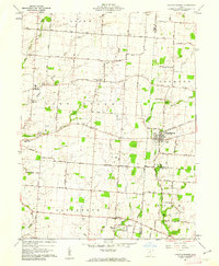Download a high-resolution, GPS-compatible USGS topo map for Christiansburg, OH (1962 edition)